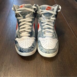 Nike Dunk High in Denim, size 7